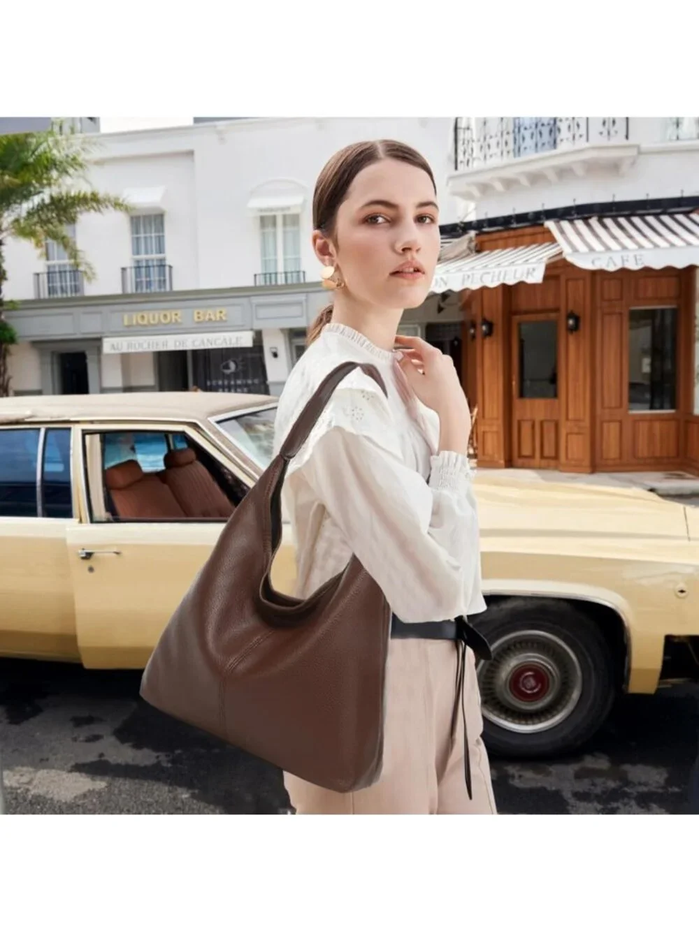 Soft Slouchy Hobo Bag for Women | Stylish PU Leather Tote for Work & Travel